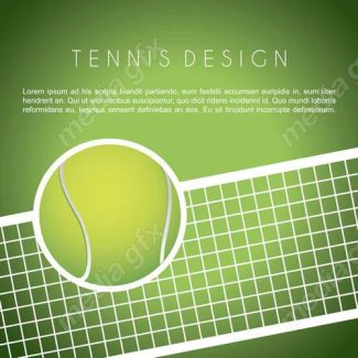 وکتور ورزش تنیس MV003009