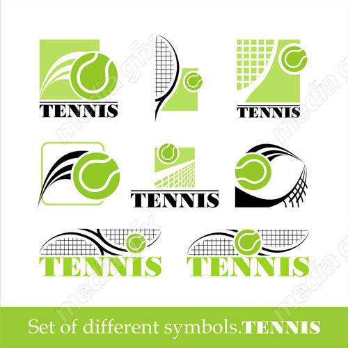 وکتور لوگو ورزش تنیس MV003016