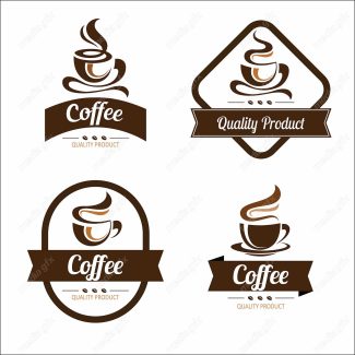 وکتور لوگو قهوه و کافی شاپ MV003040