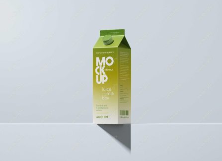 موکاپ پاکت آبمیوه و شیر MP003049