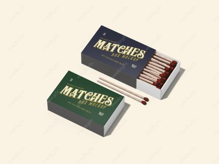 موکاپ بسته بندی یا قوطی کبریت MP003054