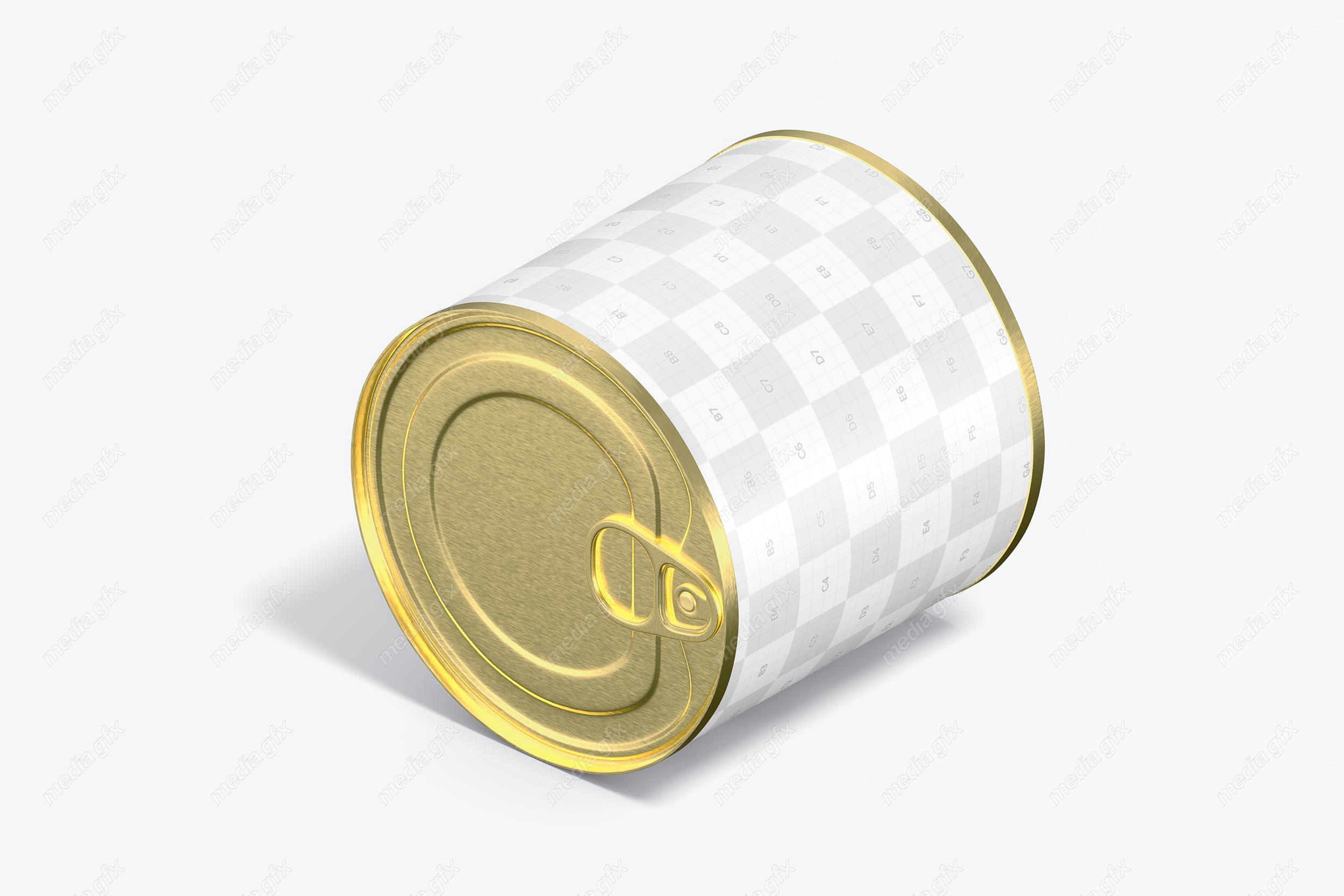 موکاپ قوطی کنسرو رب و کمپوت لایه باز MP003076