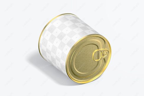 موکاپ قوطی کنسرو رب و کمپوت لایه باز MP003077