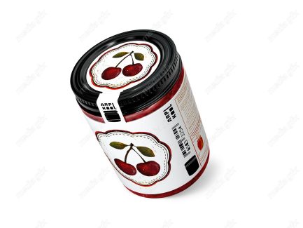 موکاپ لیبل شیشه مربا و ترشی جات لایه باز MP003090