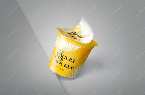 موکاپ ماست لیوانی MP003092