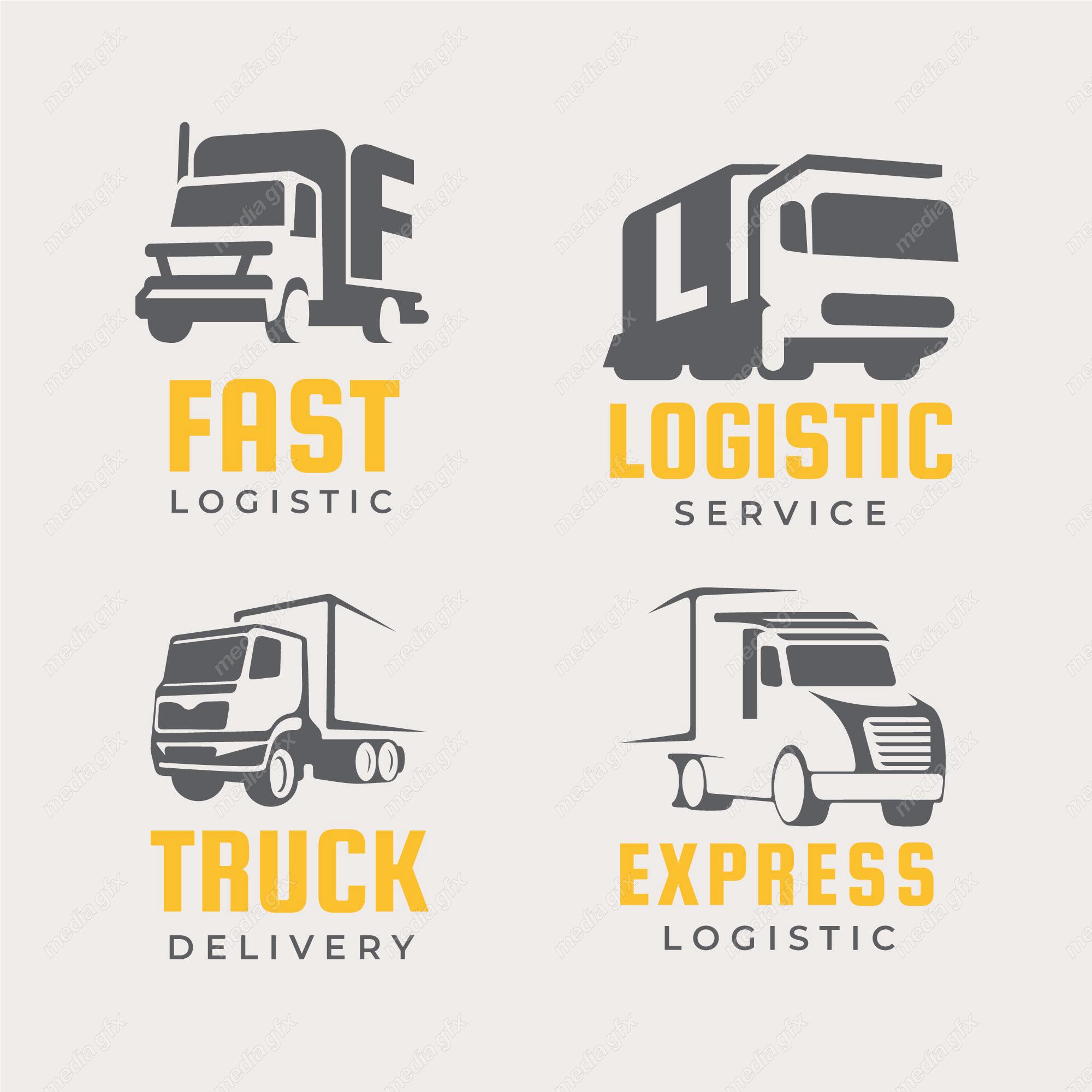 وکتور لوگو کامیون و ماشین باربری MV003103