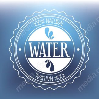 وکتور لوگو قطرات آب MV003204