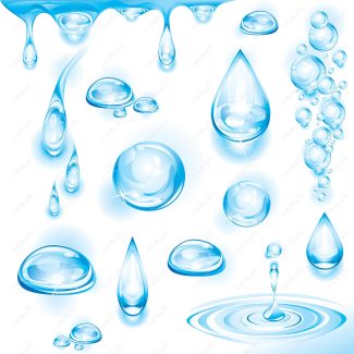 دانلود رایگان وکتور آیکون قطرات آب و موج MV003207