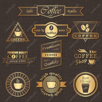 وکتور لوگو قهوه و کافی شاپ MV003228