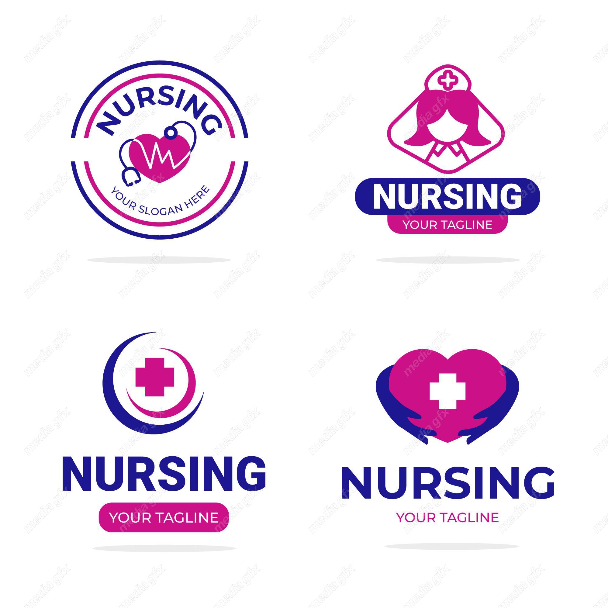دانلود رایگان وکتور لوگو پرستاری خدمات درمانی MV003240