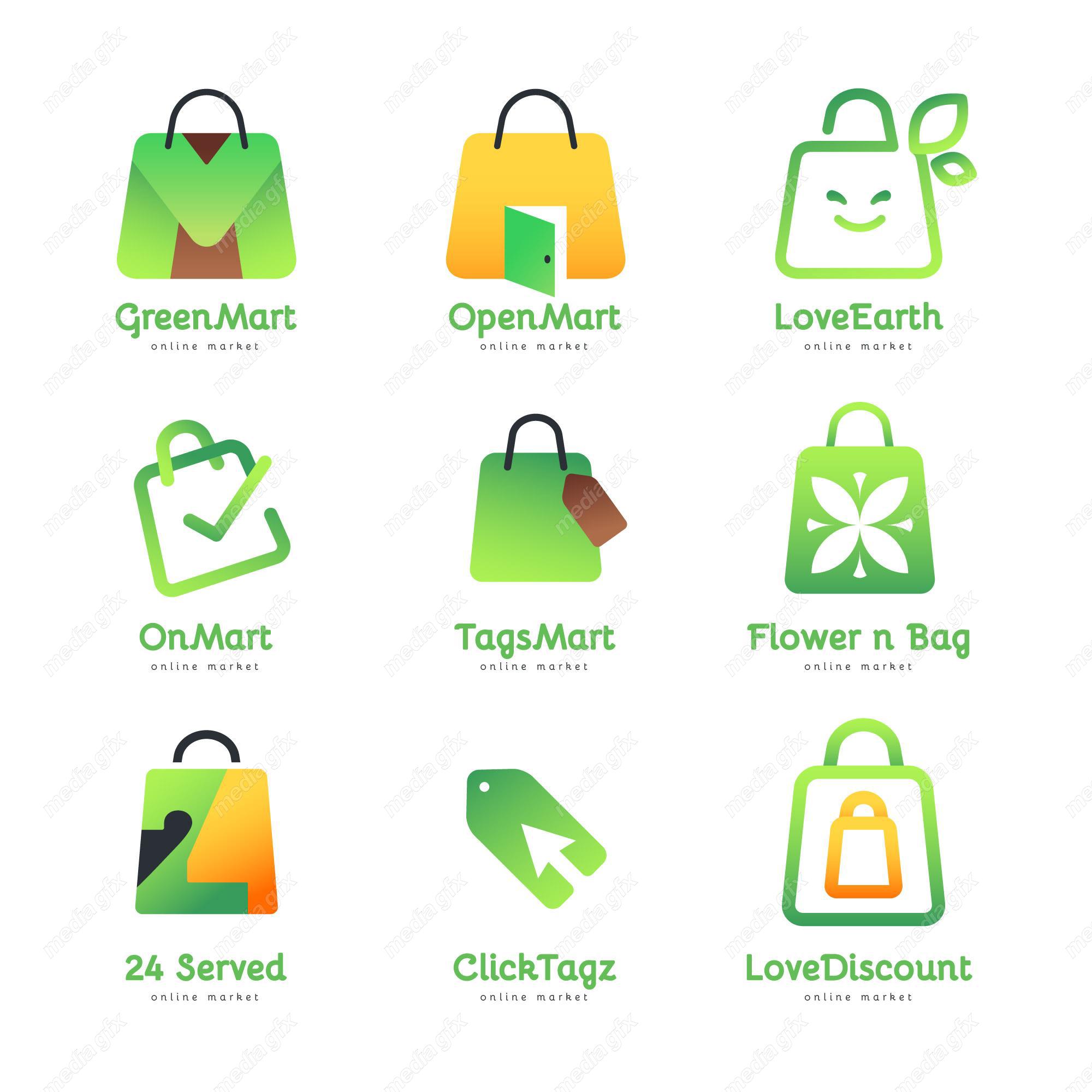 دانلود رایگان وکتور لوگو فروشگاه اینترنتی خرید انلاین MV003253