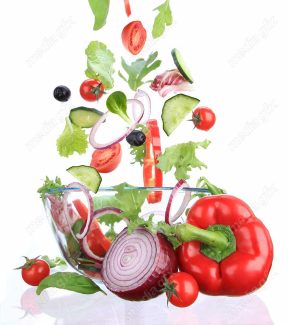 عکس با کیفیت سبزیجات و صیفی جات در ظرف MJ004808