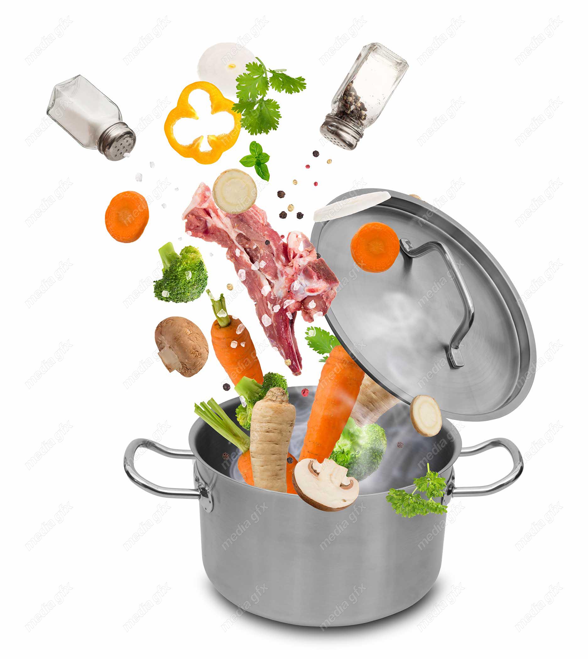 عکس با کیفیت سبزیجات و صیفی جات در ظرف MJ004815