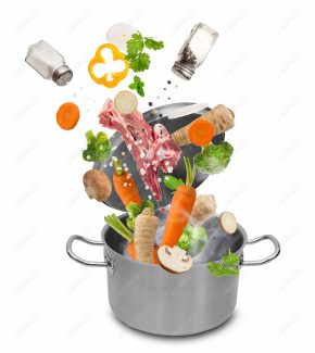 عکس با کیفیت سبزیجات و صیفی جات در ظرف MJ004816