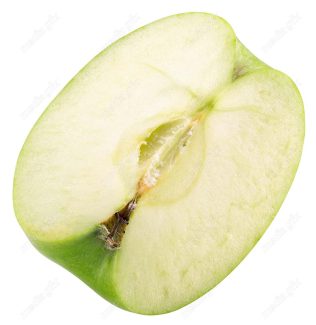 عکس با کیفیت سیب سبز پس زمینه سفید  MJ004823