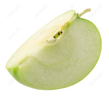 عکس با کیفیت سیب سبز پس زمینه سفید  MJ004825
