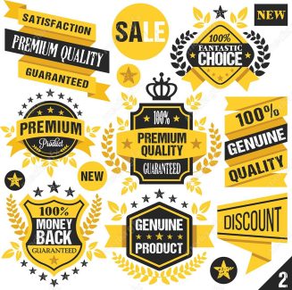 وکتور طرح لیبل و برچسب تخفیف شگفت انگیز و ویژه MV004857