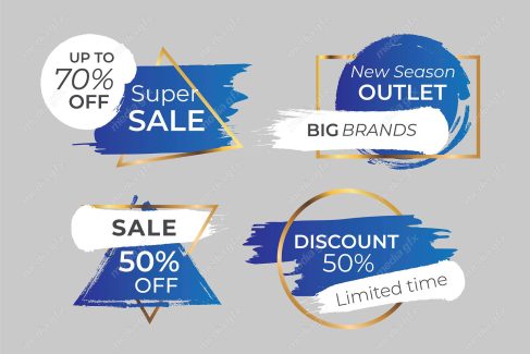 وکتور طرح لیبل و برچسب تخفیف شگفت انگیز و ویژه MV004863