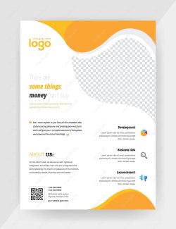 وکتور طرح آماده تراکت، پوستر و فلایر خلاقانه و مدرن MV004869