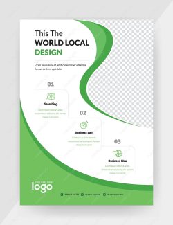 وکتور طرح آماده تراکت، پوستر و فلایر خلاقانه و مدرن MV004870