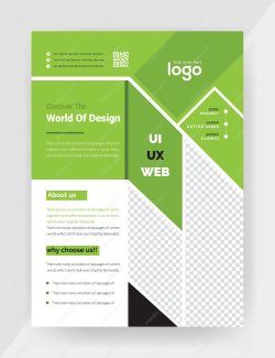 وکتور طرح آماده تراکت، پوستر و فلایر خلاقانه و مدرن MV004871