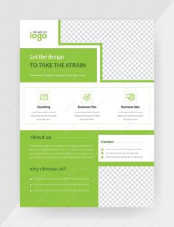 وکتور طرح آماده تراکت، پوستر و فلایر خلاقانه و مدرن MV004873