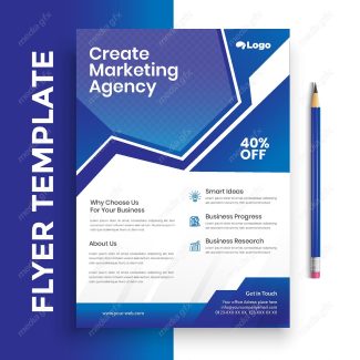 وکتور طرح آماده تراکت، پوستر و فلایر خلاقانه و مدرن MV004878