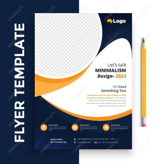 وکتور طرح آماده تراکت، پوستر و فلایر خلاقانه و مدرن MV004881