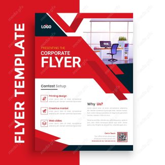 وکتور طرح آماده تراکت، پوستر و فلایر خلاقانه و مدرن MV004884