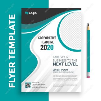 وکتور طرح آماده تراکت، پوستر و فلایر خلاقانه و مدرن MV004888