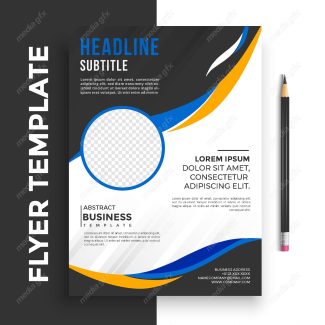 وکتور طرح آماده تراکت، پوستر و فلایر خلاقانه و مدرن MV004891