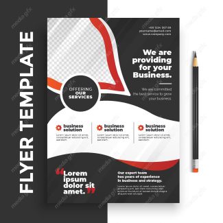 وکتور طرح آماده تراکت، پوستر و فلایر خلاقانه و مدرن MV004893