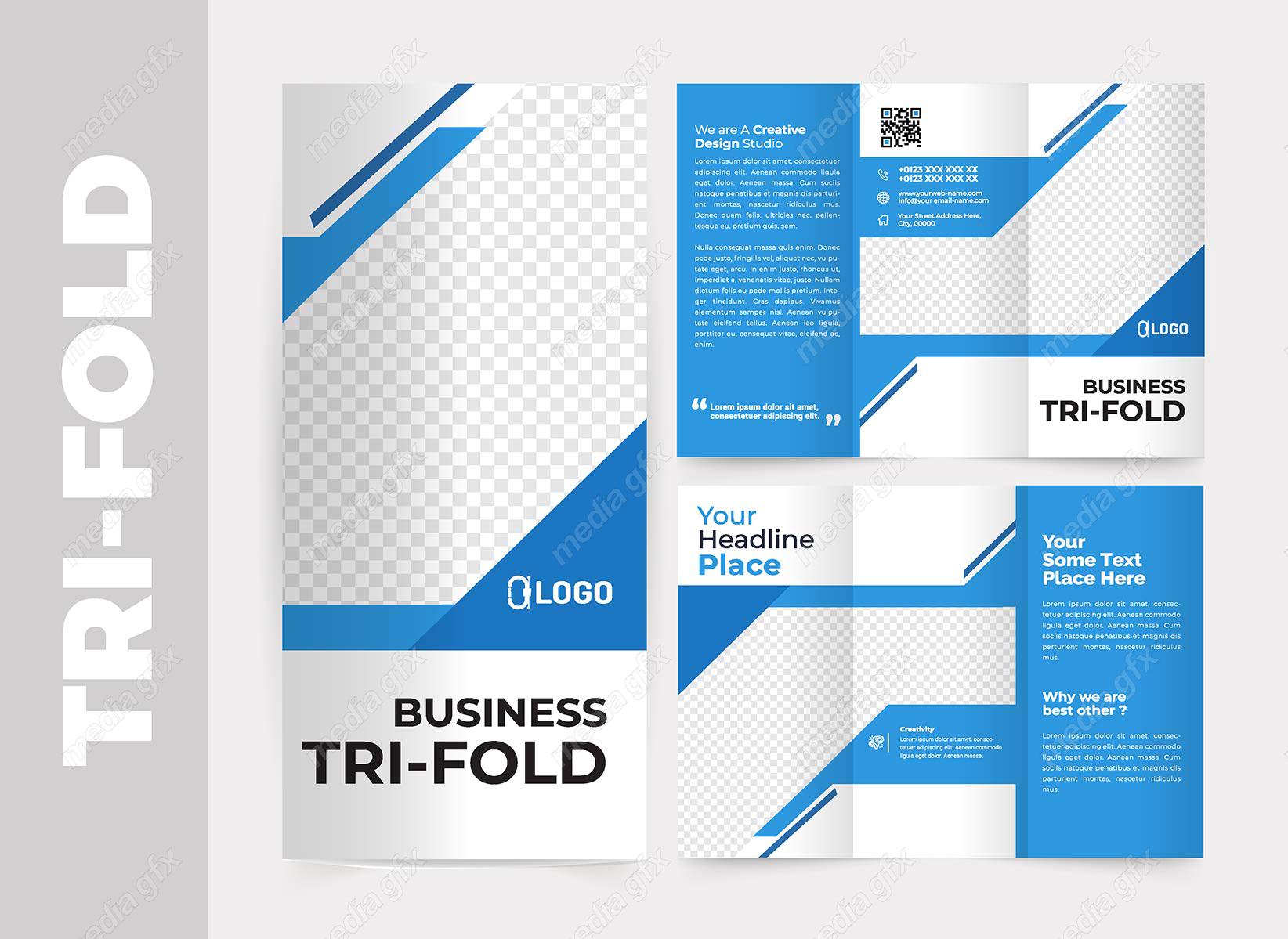 وکتور طرح آماده بروشور 3 لت شیک  MV004913