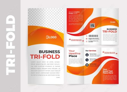 وکتور طرح آماده بروشور 3 لت شیک  MV004915