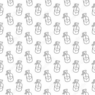 وکتور طرح پترن آرایشگری اسپری آب پاش MV005045