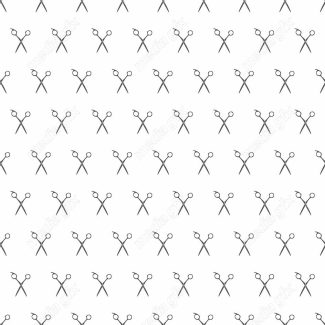 وکتور طرح پترن قیچی آرایشگر MV005055