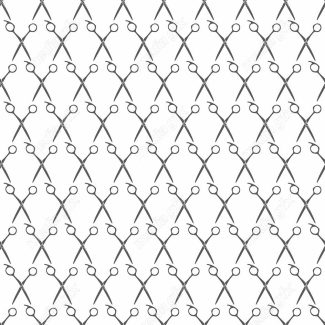 وکتور طرح پترن قیچی آرایشگری MV005059