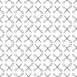 وکتور طرح پترن قیچی آرایشگری باز MV005057