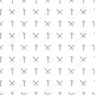 وکتور طرح پترن قیچی آرایشگری باز و بسته MV005056