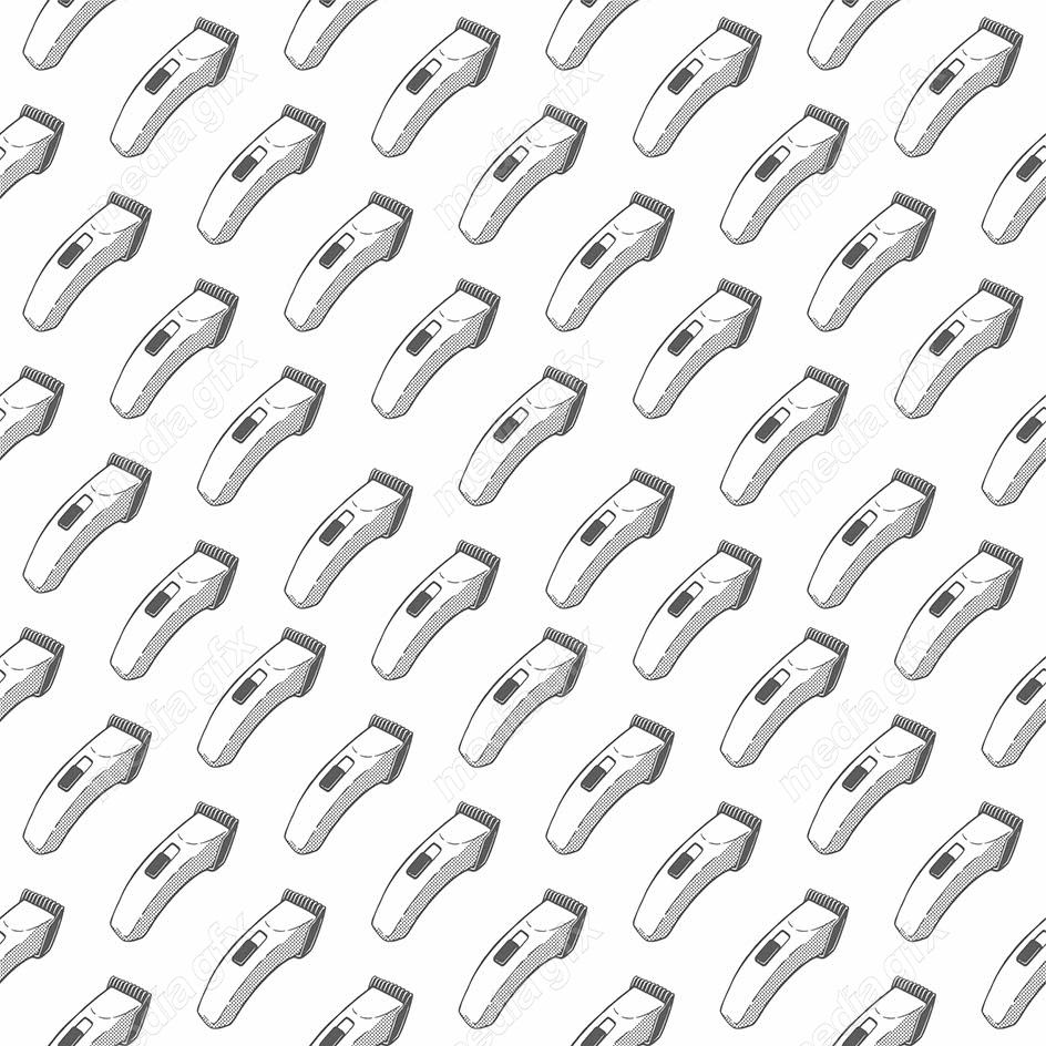 وکتور طرح پترن ماشین اصلاح آرایشگری MV005063