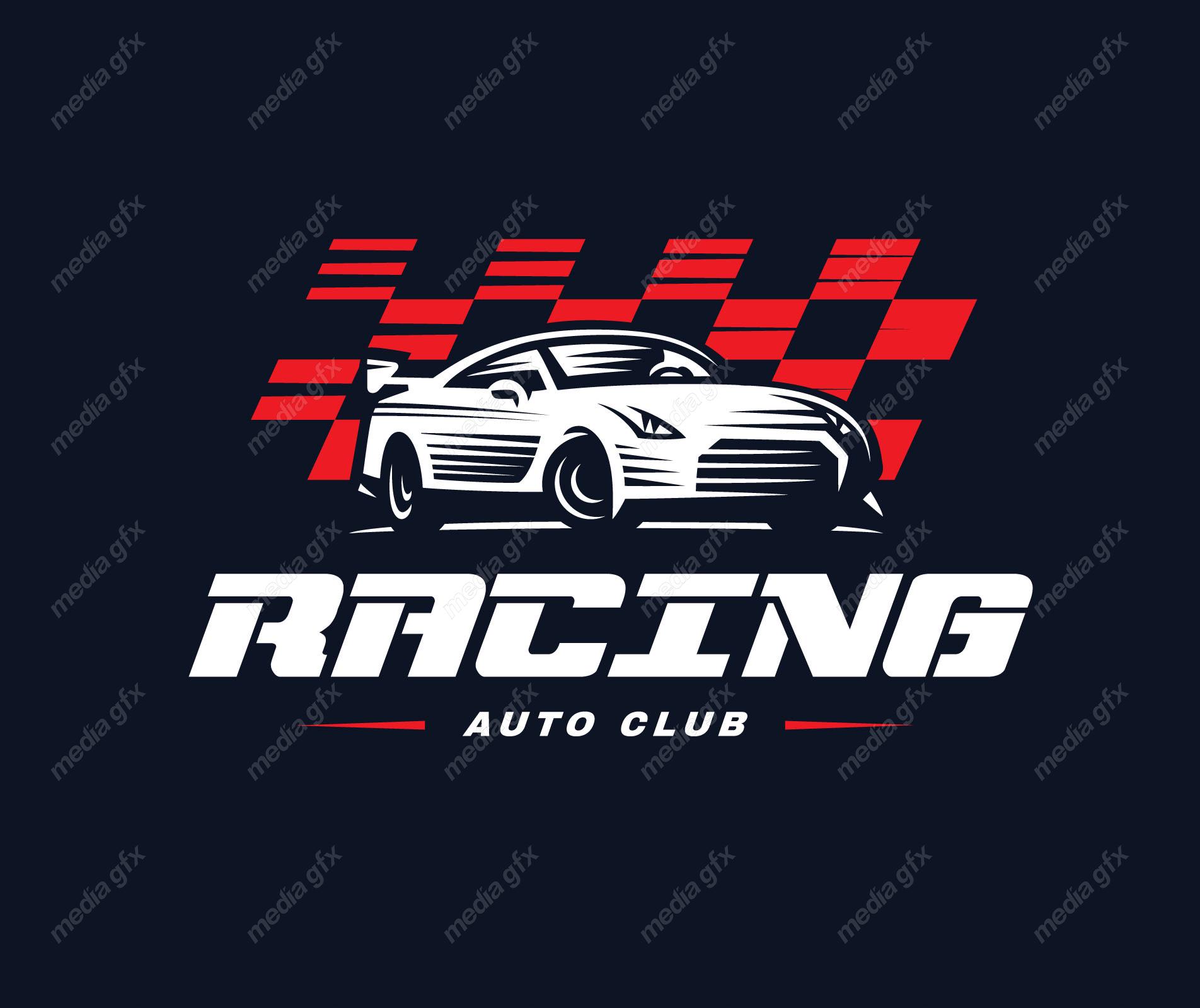 وکتور طرح لوگوی ماشین اسپورت و مسابقه ای MV005089