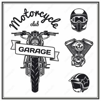 دانلود رایگان وکتور طرح لوگوی موتور سیکلت MV005112