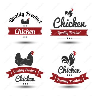 وکتور طرح لوگو و لیبل مرغ و خروس و مرغداری MV005161
