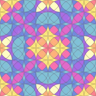 دانلود رایگان وکتور پترن الگوها و اشکال هندسی با رنگها MV005177
