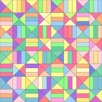 دانلود رایگان وکتور پترن الگوها و اشکال هندسی با رنگها MV005185