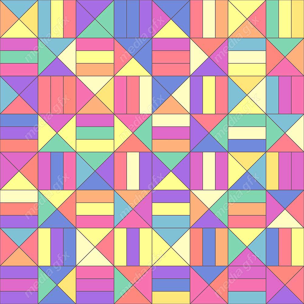 دانلود رایگان وکتور پترن الگوها و اشکال هندسی با رنگها MV005186