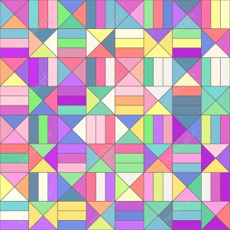 دانلود رایگان وکتور پترن الگوها و اشکال هندسی با رنگها MV005207