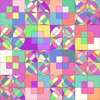 دانلود رایگان وکتور پترن الگوها و اشکال هندسی با رنگها MV005238