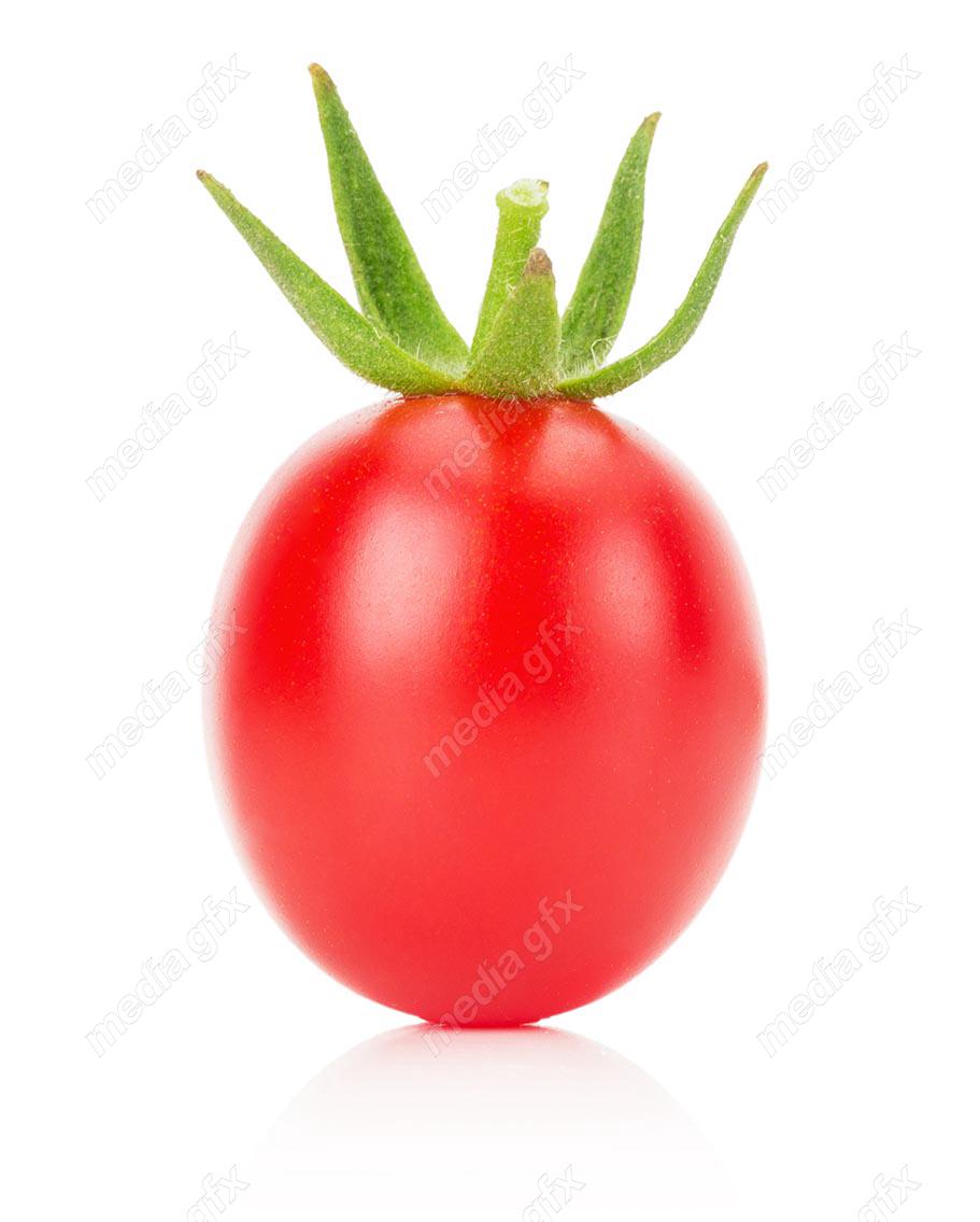 عکس با کیفیت گوجه فرنگی پس زمینه سفید MJ005385