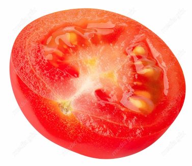 عکس با کیفیت گوجه فرنگی پس زمینه سفید MJ005387